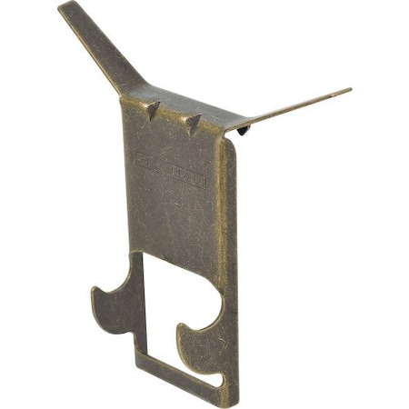Hillman HILLMAN Brass-Plated Gold Brick Picture Hanger 30 lb 2 pk 122354